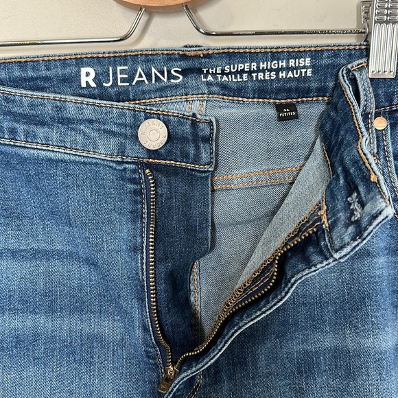 R Jeans Super High Rise Distressed Jeans - Picture 6 of 13